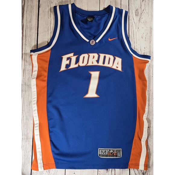 Nike Other - Vintage Florida Gators NCAA Nike Elite Basketball Jersey #1 Mens Medium 90s Y2K